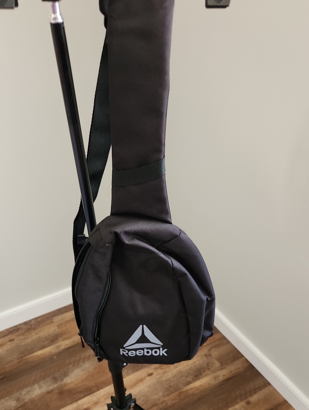 Reebok Black Crossbody Sling Bag with Logo